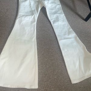 White Flare Jeans